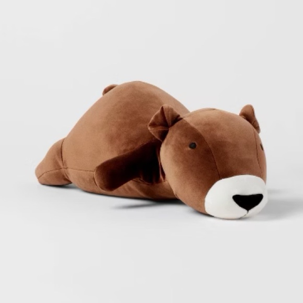 Pillowfort Brown Bear Plush Pillow